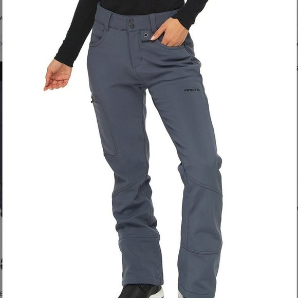 Arctix Pants - NWOT ARCTIX Steel Sarah Fleece-Lined Women's Softshell Snow Pant, Sz. L